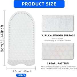 100 PCS Finger Cots Disposable, Finger Covers Protection for Finger Tips, Disposable Pet Cleaning & Massage Finger Caps Finger Protectors Keeps Fingers and Nails Clean for Home Travel