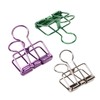 90 Pcs Binder Clips 32mm Hollow Strong Clamping Force Metal