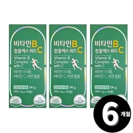 Living Factory H Partner Vitamin B Complex Vitamin B total 6 month supply / 비타민B 컴플렉스 비타민비 총 6개월분