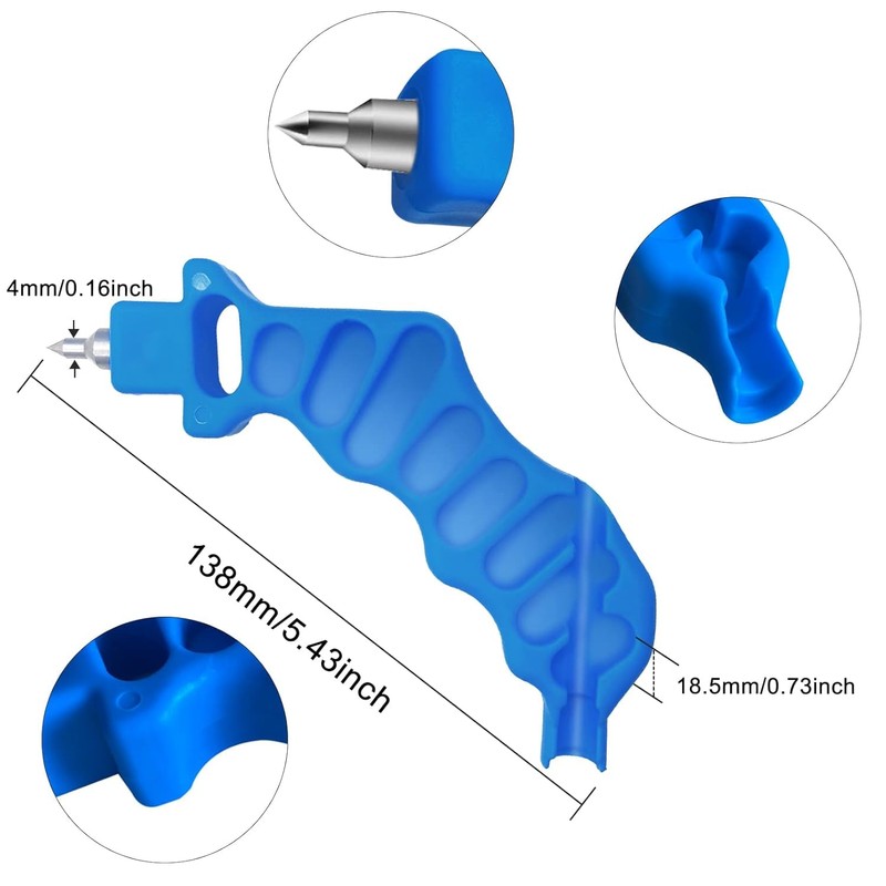 2-in-1 Drip Irrigation Tubing Hole Punch & Fitting Insertion Tool