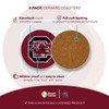 Desert Cactus University of South Carolina Ceramic Coasters 4 Pack