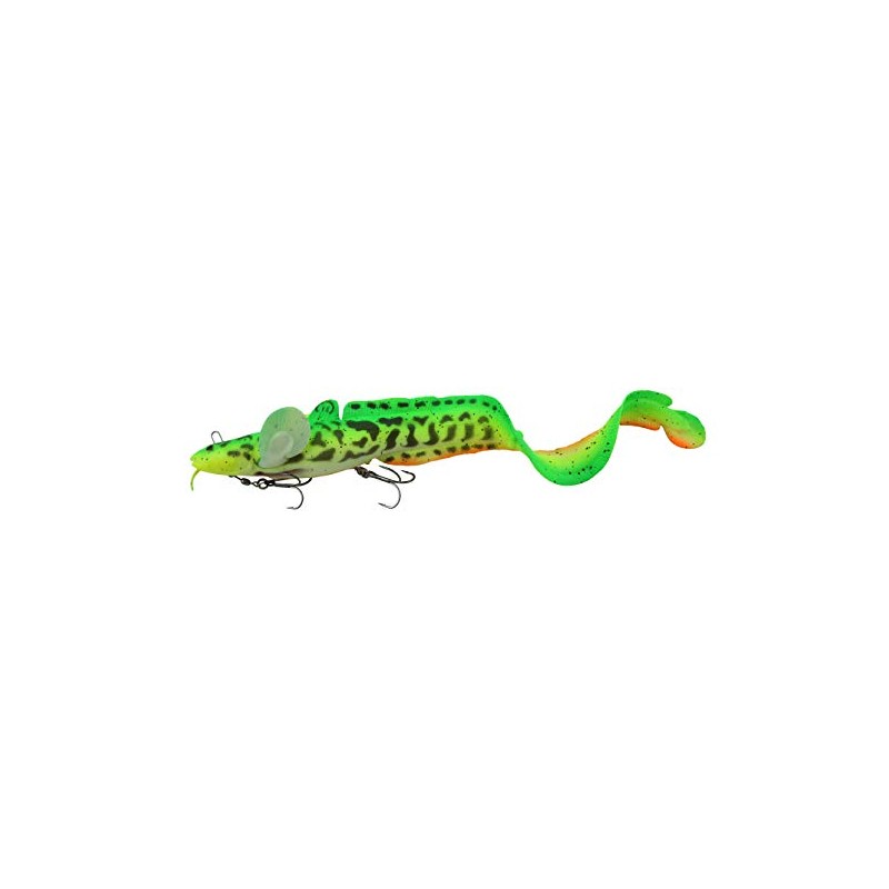 Savage Gear 3D Burbot Ribbontail Fishing Bait, 8 oz, Firetiger,