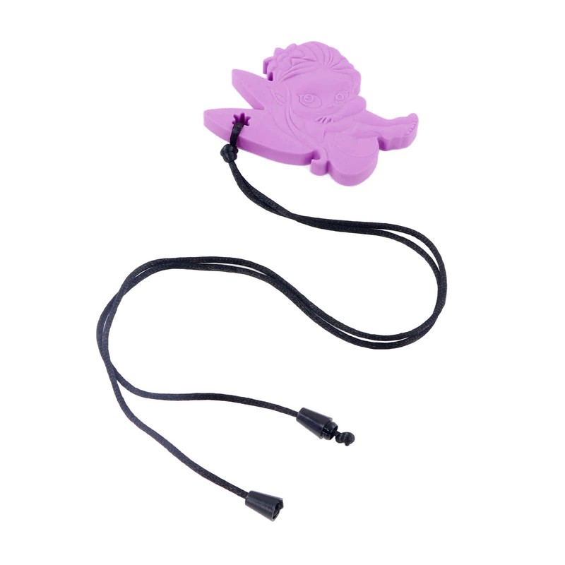 5Pcs Chew Necklace Food Grade Silicone Chewing Pendant for Toddlers