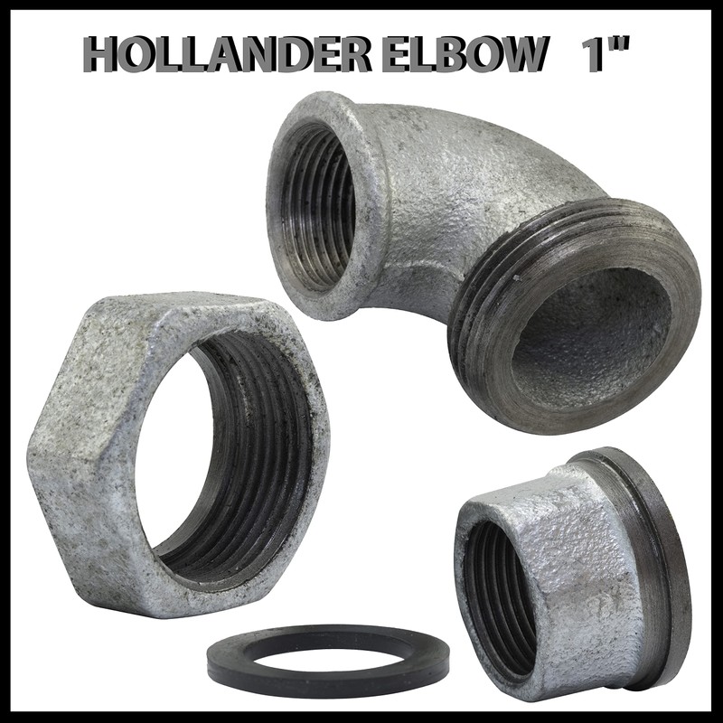 AERZETIX - C65064 - Cast iron elbow piece 1 inch