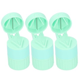 Pills Crusher with Stainless Steel Blade, Easily Grind Fine Powder, Tablet Subpackage for Easy Storage and Portability (Green)