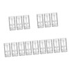 Healeved 15pcs Refillable Lip Balm Tubes for Lip Gloss Transparent