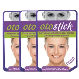 Otostick Pack of 3 | Cosmetic Corrector for Separate Ears | Contains 24 Concealers | From 3 Years