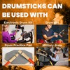 Drumsticks Bamboo Punk Drum Sticks for Jazz Folk Music (2)