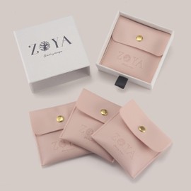 ZOYA JEWELRY DESIGN Elegant 18K Gold Plated 925 Sterling Silver Women's Chain Necklace,cute and trendy sterling silver chain gift for her (18 k white gold, 20)