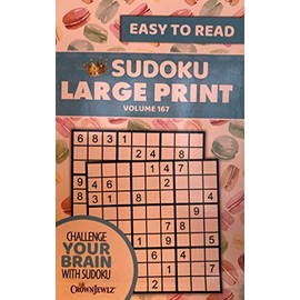 Sudoku Large Print Easy to Read Puzzles Assorted