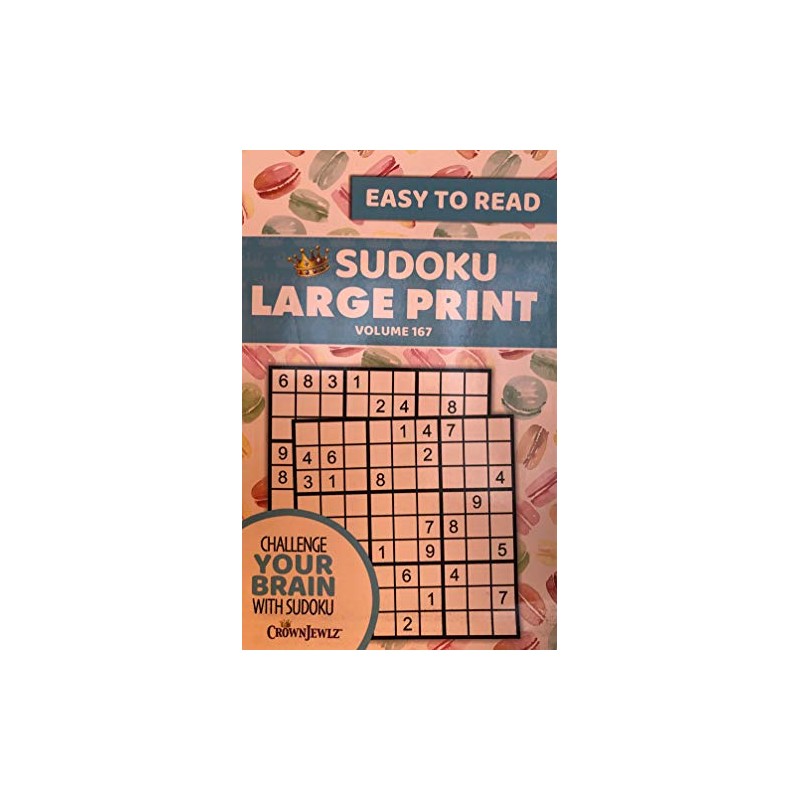 Sudoku Large Print Easy to Read Puzzles Assorted