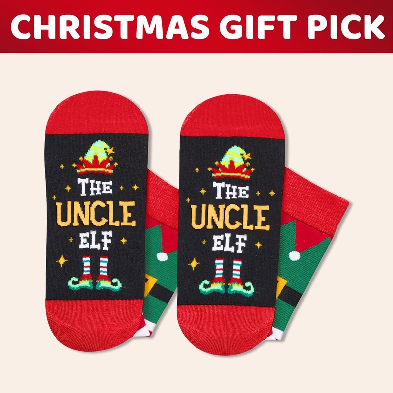HAPPYPOP Christmas Gifts Stocking Socks for Men - Secret Santa