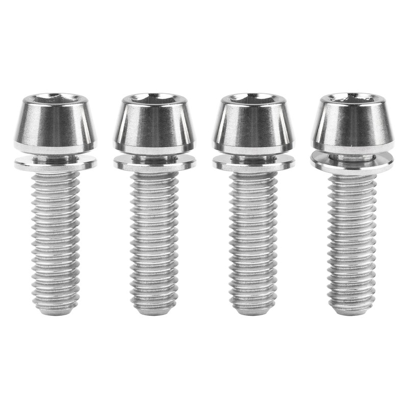 Wanyifa Titanium Ti M6 x 20mm Hex Socket Screws with
