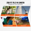 Braided Nylon Cord 3/16 Inch 250 Feet 32-Strand Design 720