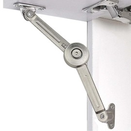 Soft Close Lid Support Hinges Heavy Duty Lid Stay Hinge Door Open Upward and Downward Self Closing Hinge Lid Stay Lift Up Buffer Hinge with Screws for Kitchen Wardrobe