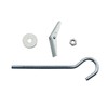Guifeng 6PCS Metal Hooks 90mm Ceiling Plane Expansion Screws Spring