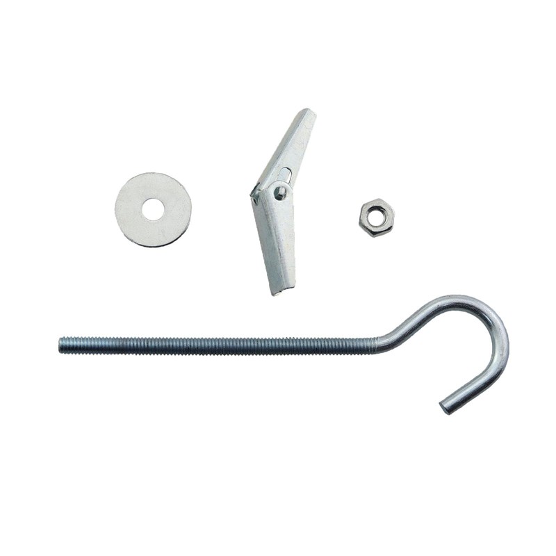 Guifeng 6PCS Metal Hooks 90mm Ceiling Plane Expansion Screws Spring