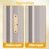 3.5 Inch Hinge Repair Plate Kit for Kitchen Cabinets Door