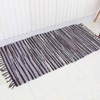 Yewader Chindi Rug Reversible Rag Rug Hand Woven Floor Mat