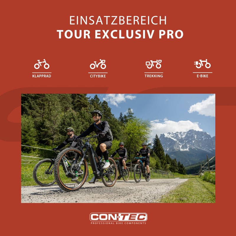 CONTEC Tour Exclusiv Pro Handlebar Grip Weatherproof Faux Leather Wing