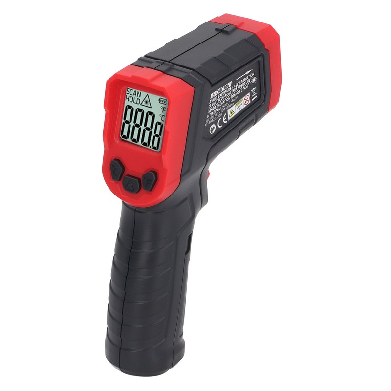 Infrared Temperature Meter High Accuracy Quick Response Data Locking Backlit