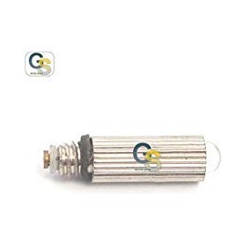 G.S Child LARYNGOSCOPE Bulb 2.5V, 0.28 AMP, 1/8-72 NS3 Thread, 20 Hours Life, TL-1 LAMP Nickel Plated, Vacuum (Pack of 6)