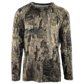 Banded Tech Stalker Mock Shirt-Timber-Large