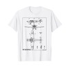 Messerschmitt Bf 108 Taifun WW2 German Plane Blueprint T-Shirt