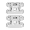 2Pcs Flange Shaft Coupling Aluminium Alloy 6mm D Hole Light