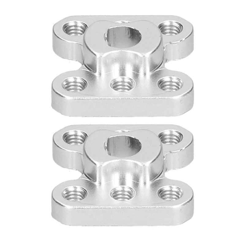 2Pcs Flange Shaft Coupling Aluminium Alloy 6mm D Hole Light