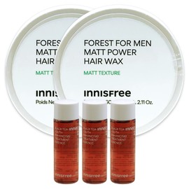 Innisfree Forest for Men Matt Power Hair Wax 2pcs+ / 이니스프리 포레스트포맨 매트파워 헤어왁스 2개+