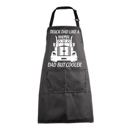 BNQL Truck Dad Apron Truck Driver Gifts Funny Truck Dad Gift Like a Normal Dad but Cooler Trucker Gift Cooking Kitchen Apron