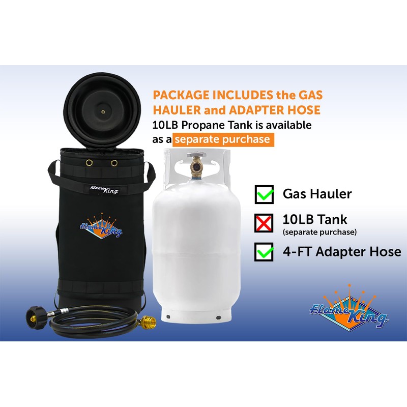 Flame King Gas Hauler Kit - Insulated Protective Carry Case