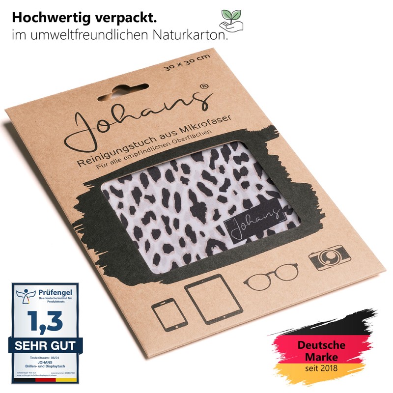 Johans XXL Microfibre Cloth for Cleaning Smartphone, Tablet, Glasses, Display,