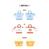 Solomon Shoji BT21 Minini Mini Pouch (TATA) Mini Pouch Pocket