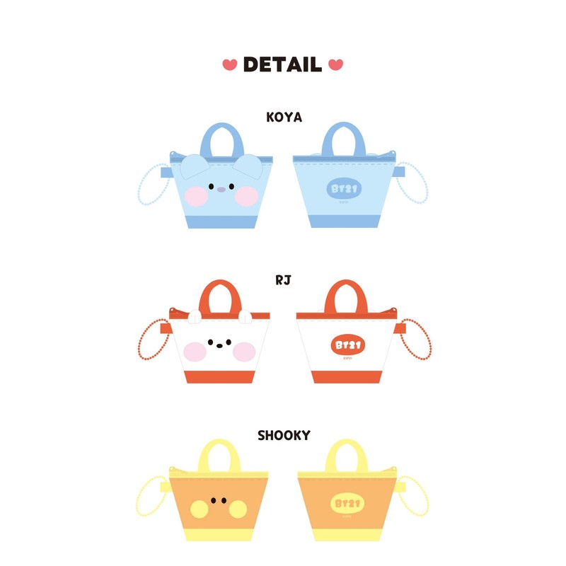 Solomon Shoji BT21 Minini Mini Pouch (TATA) Mini Pouch Pocket