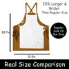 King Mills Plus Size Aprons For Men Women With Large