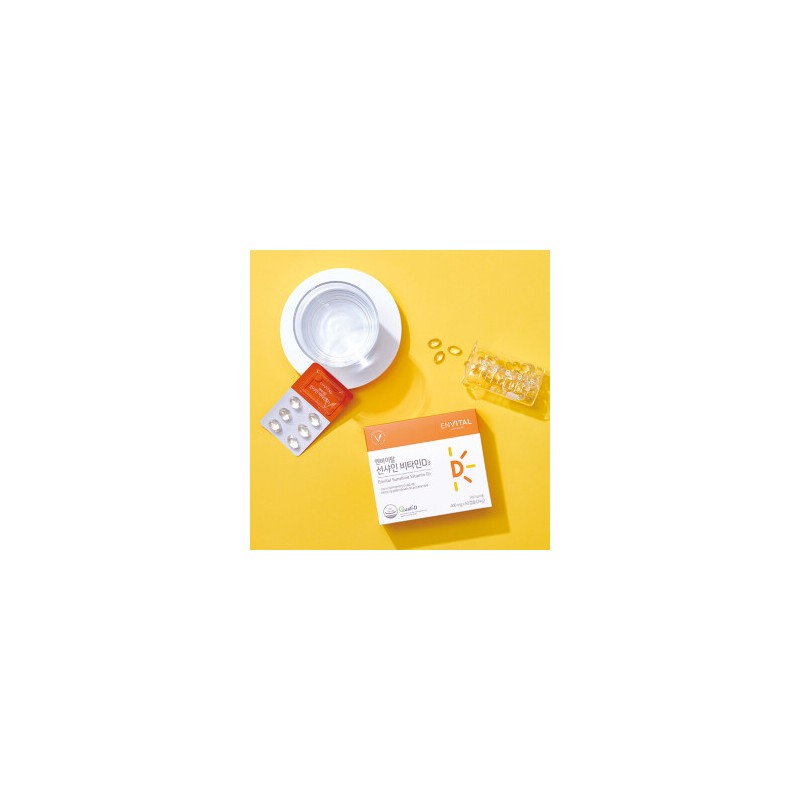 (Envital) Sunshine Vitamin D3 400mg / (엔바이탈) 선샤인 비타민D3 400mg