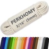 PerkHomy 100 ft 3/16" (5mm) Cotton Rope Multi Purpose Utility
