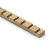 1/2" x 3/4" Maple, Hardwood, Dentil Molding, Decorative Trim (6,