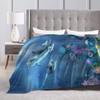 Ocean Sea Fish Soft Throw Blanket All Season Microplush Warm