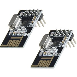 2pcs NRF24L01 2.4GHz Wireless Transceiver Module for Arduino Microcontroller | 2 Pieces NRF24L01 2.4GHz Wireless Module for Arduino, ESP8266, Raspberry Pi, etc.