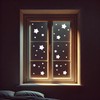 Stars Window Christmas Snowflakes Decorations Vinyl Stickers Shop Decor x60