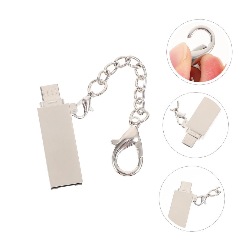 Gatuida 3pcs USB Reader Adapter for Mobile Devices Data Converter