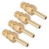 4 PCS Water Fountain Nozzles Pure Copper Large Hexagonal Direct