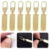 20 Pcs Metal Zipper Pull Zipper Pull Replacement Removable Metal