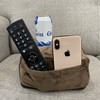 Couch Cup Holder Pillow, Couch Drinks Remotes Holder for Center