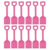 Childrens Kids Small 24cm Plastic Beach Spades - Pink -