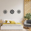 Dycmetal - Flores de metal para pared, decoración del hogar