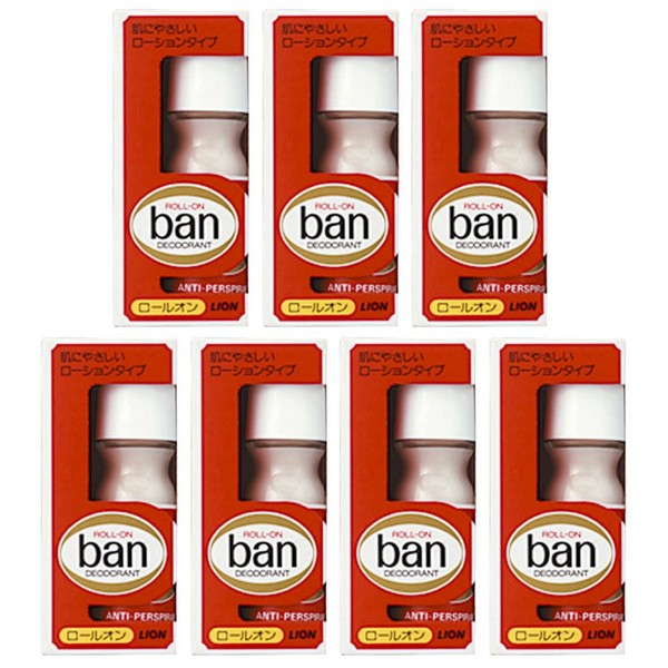 Ban Roll-On 1.0 fl oz (30 ml) (Quasi-drug) x 7 Packs